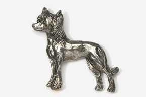 Pin Chinese crested dog