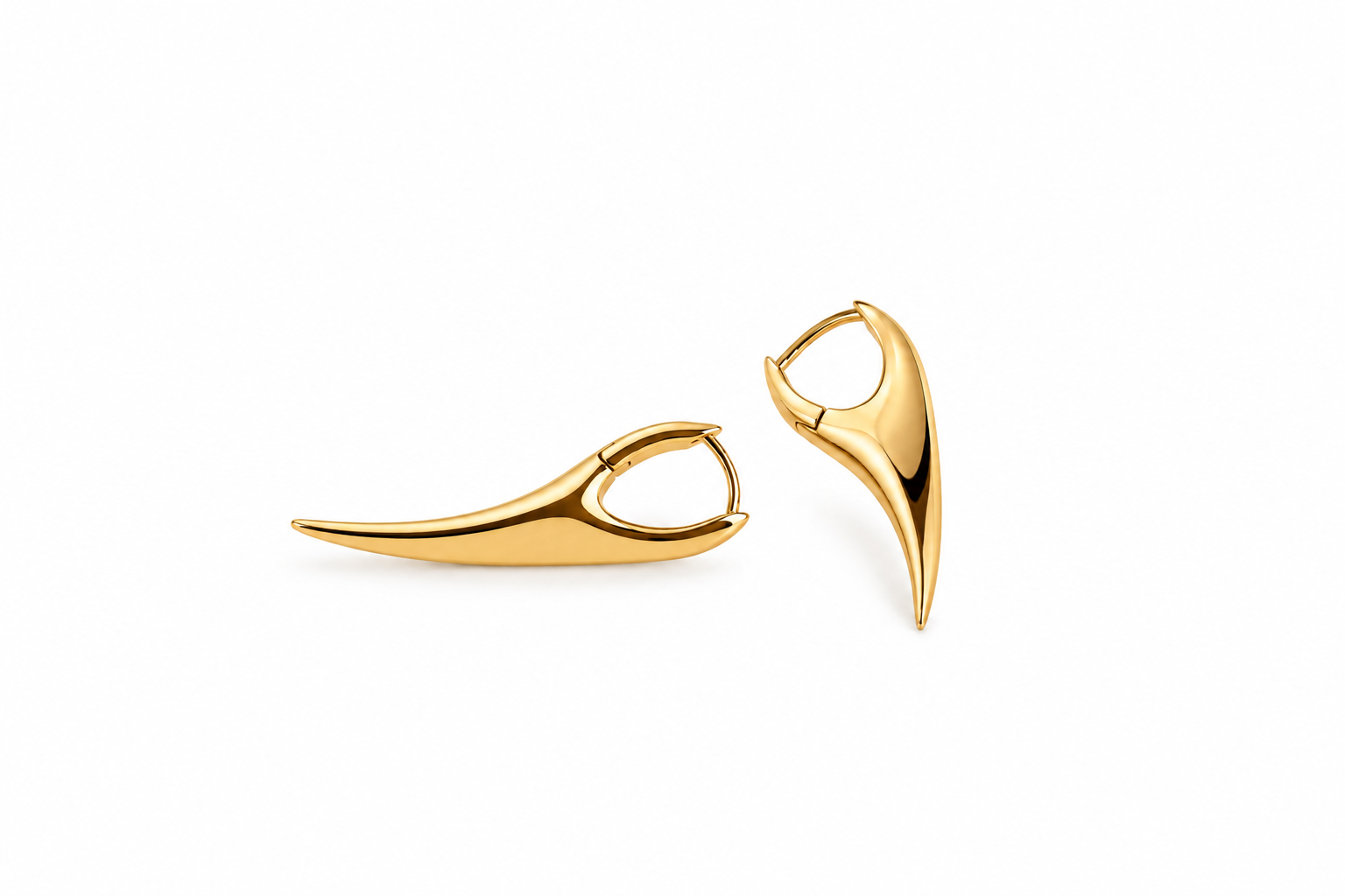 Spike Earrings Gold