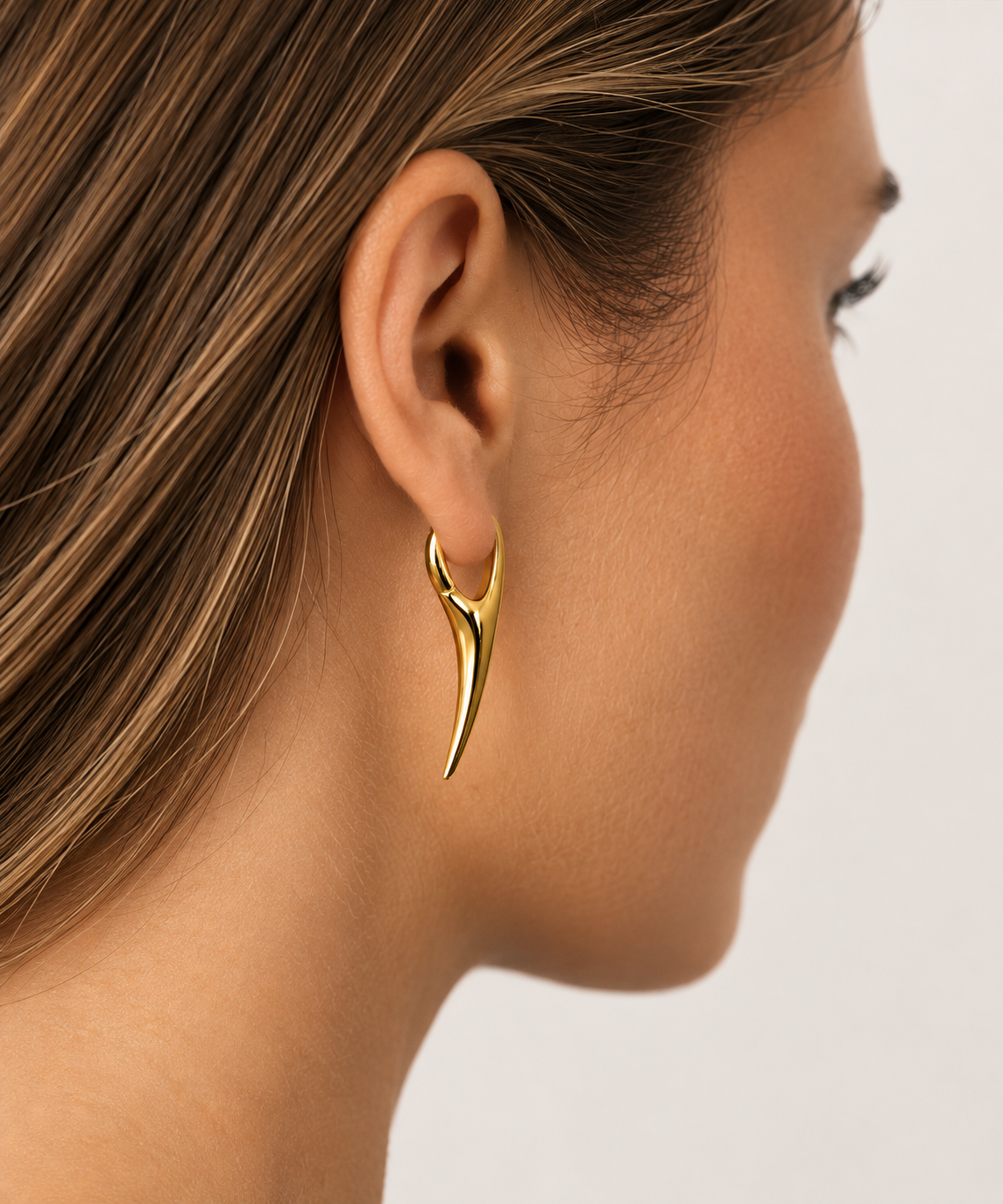 Spike Earrings Gold