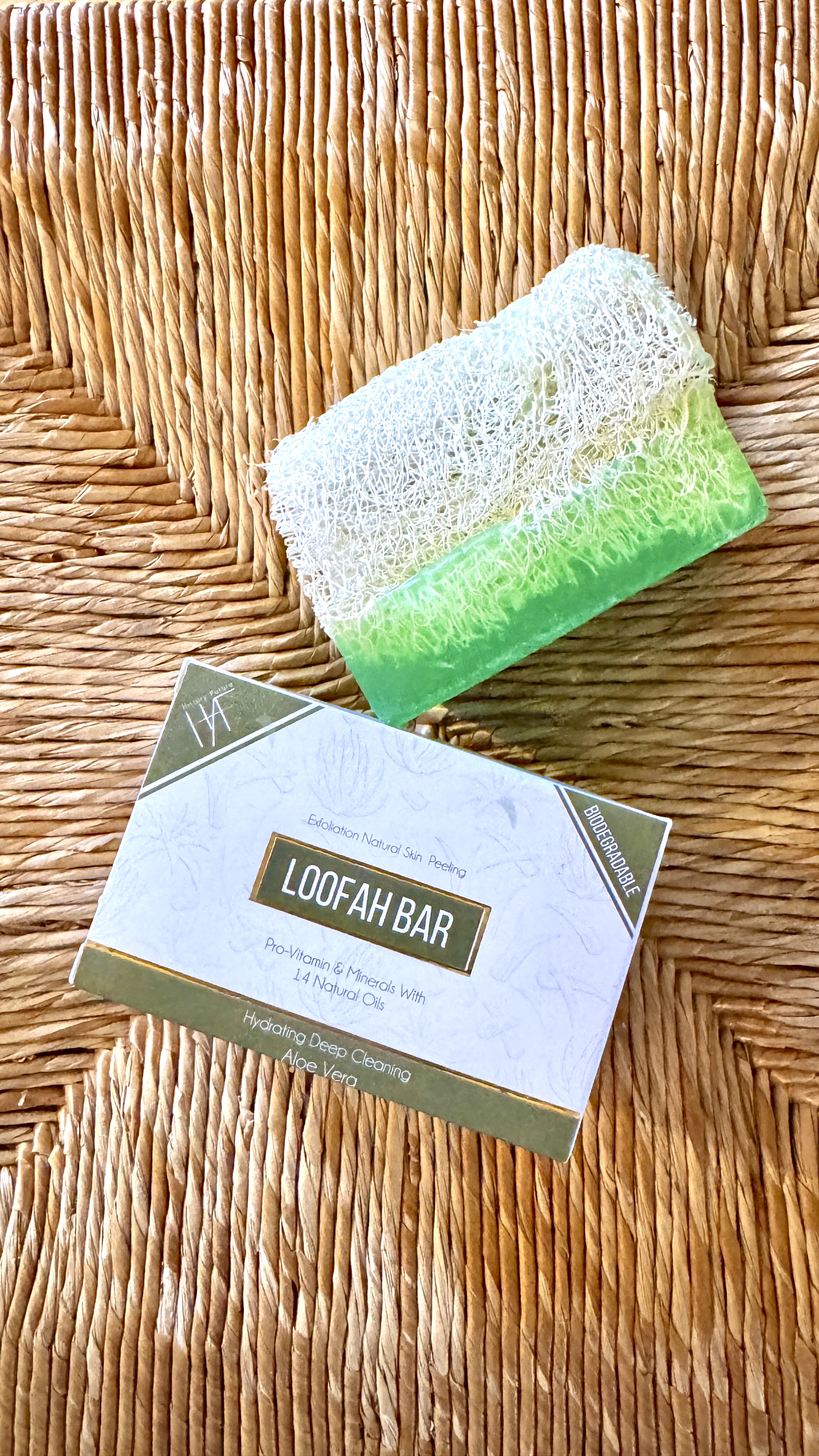 ALOE VERA LOOFAH BAR - Agencies Turquoise