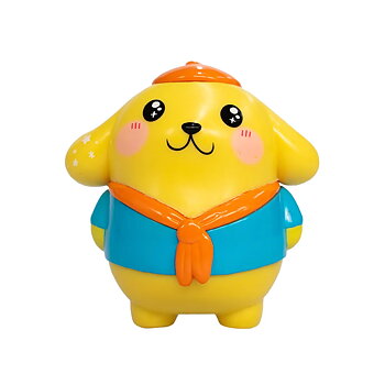 Pompompurin Figur med Exklusiva Tillbehör - Hello Kitty & Friends 