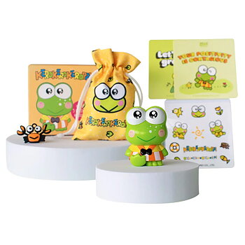 Keroppi Figur med Exklusiva Tillbehör - Hello Kitty & Friends 