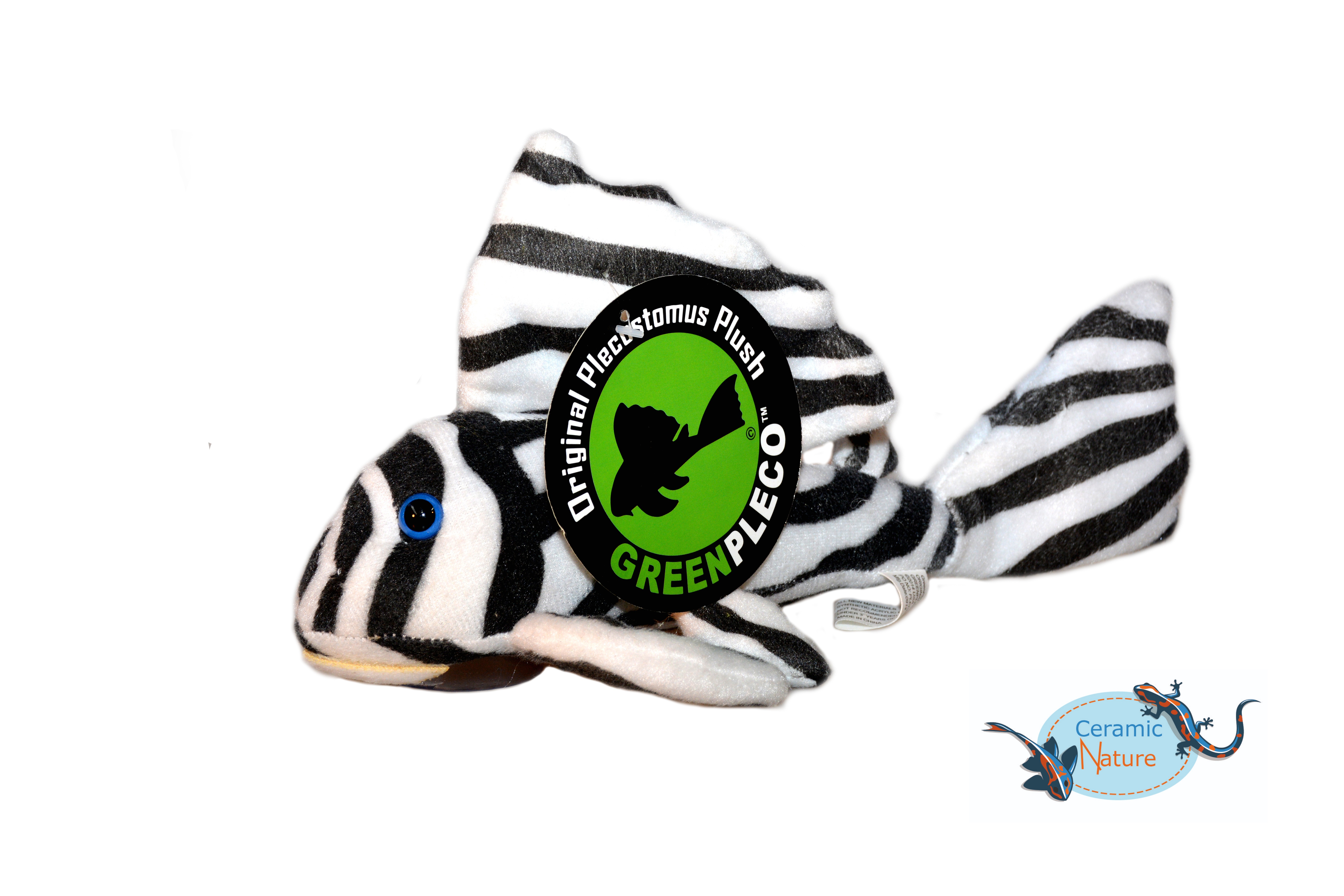 Zebra pleco plush