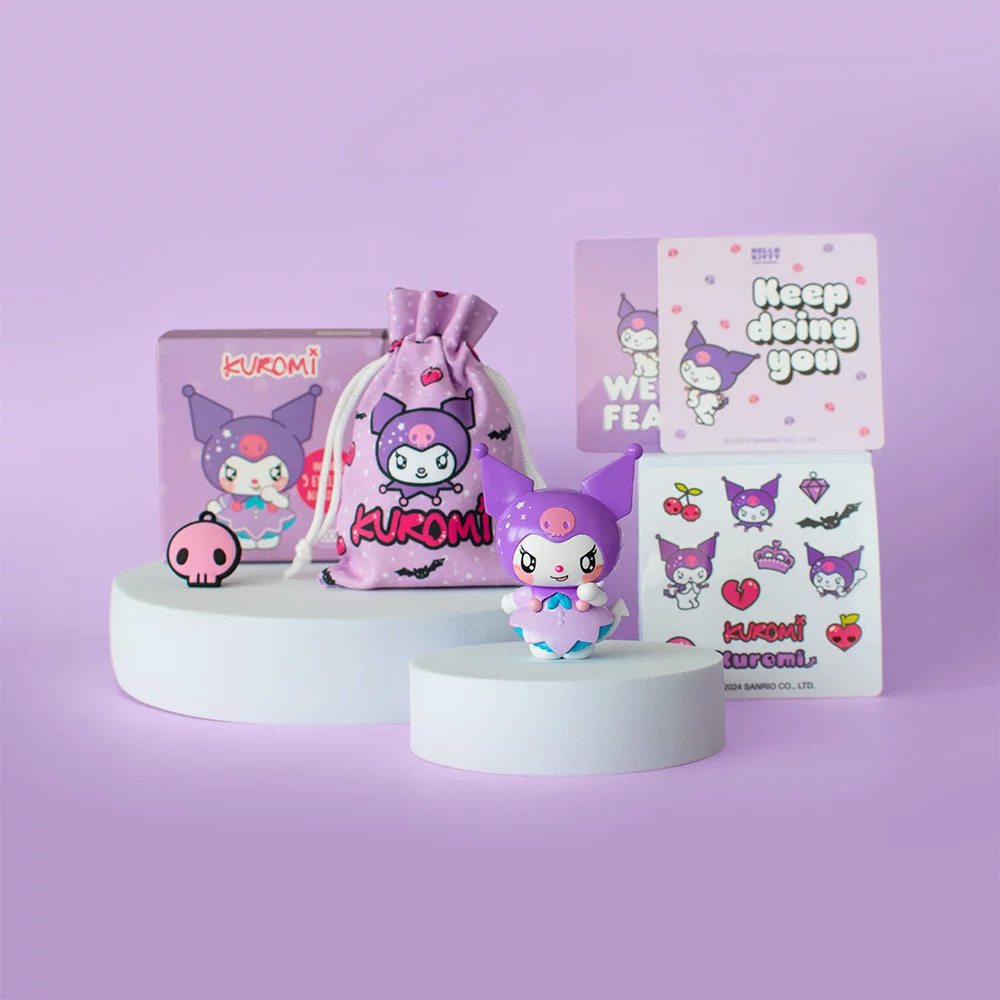 Kuromi Figur med Exklusiva Tillbehör - Hello Kitty & Friends  - 3