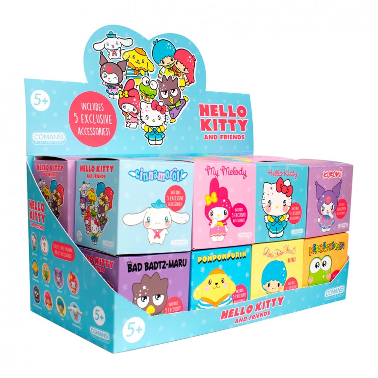 Kuromi Figur med Exklusiva Tillbehör - Hello Kitty & Friends  - 9