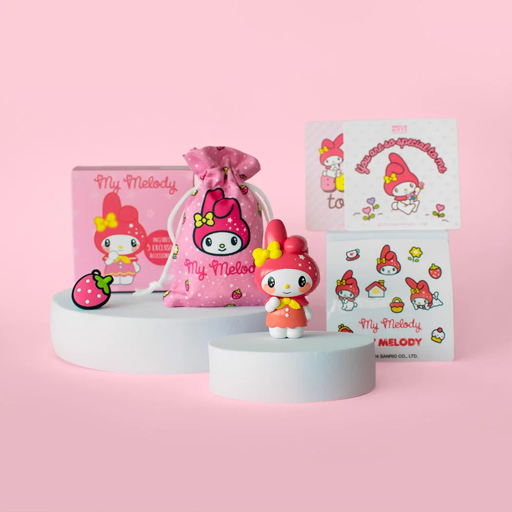 My Melody Figur med Exklusiva Tillbehör - Hello Kitty & Friends  - 8