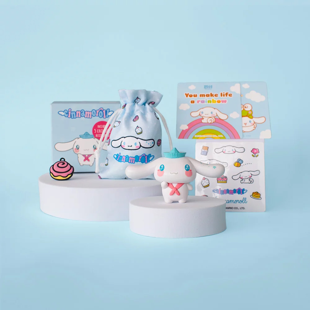 Cinnamoroll Figur med Exklusiva Tillbehör - Hello Kitty & Friends  - 7