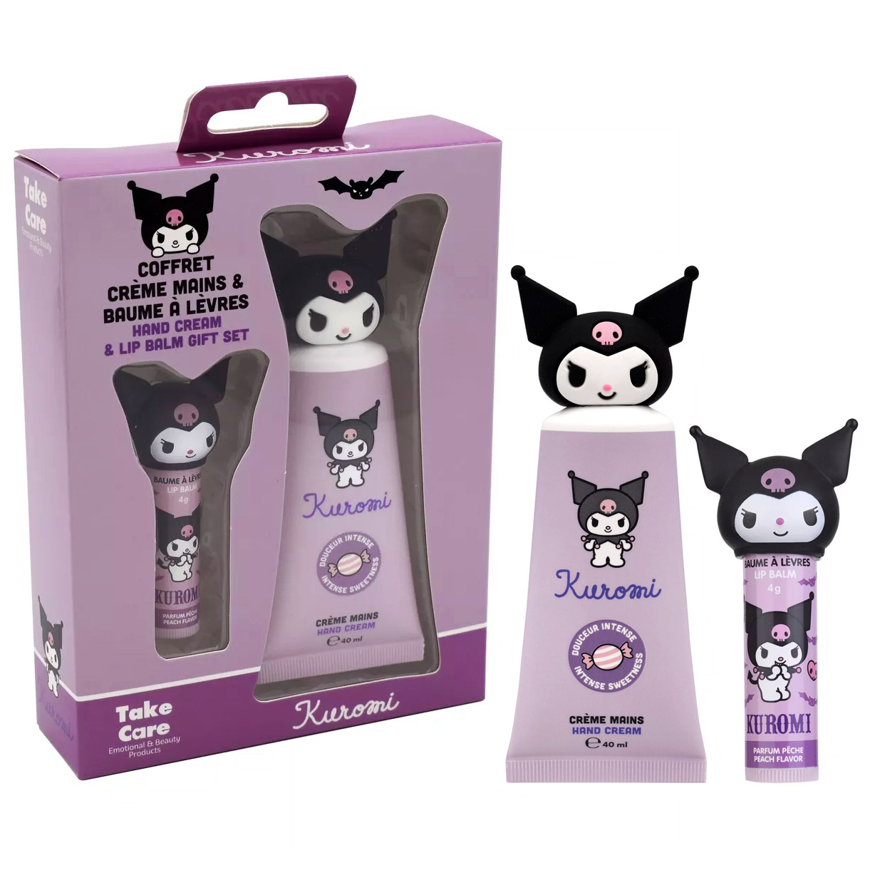Kuromi Presentset med Handkräm och Läppbalsam