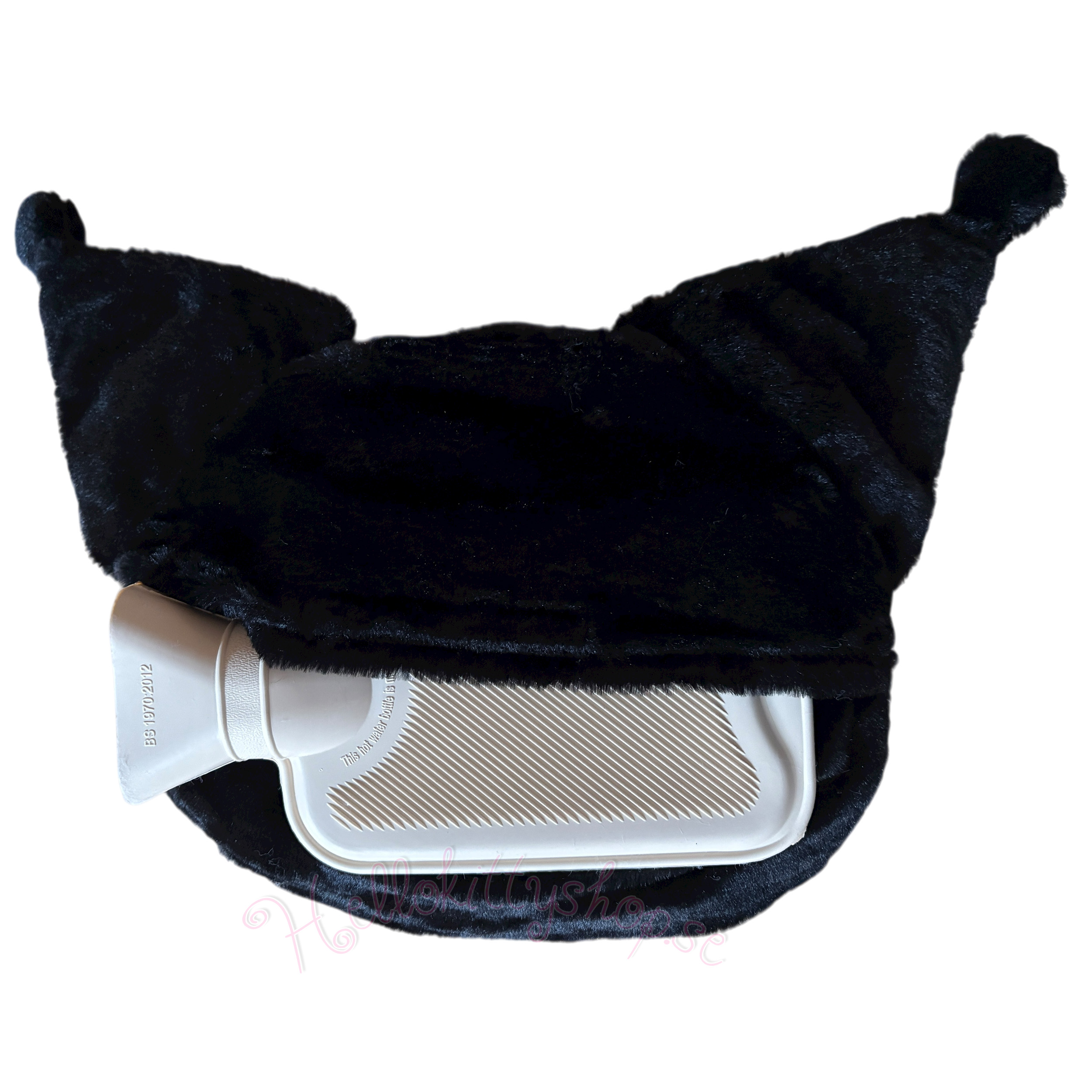 Kuromi 3D Kudde med Varmvattenflaska - 0,6 Liter - 2