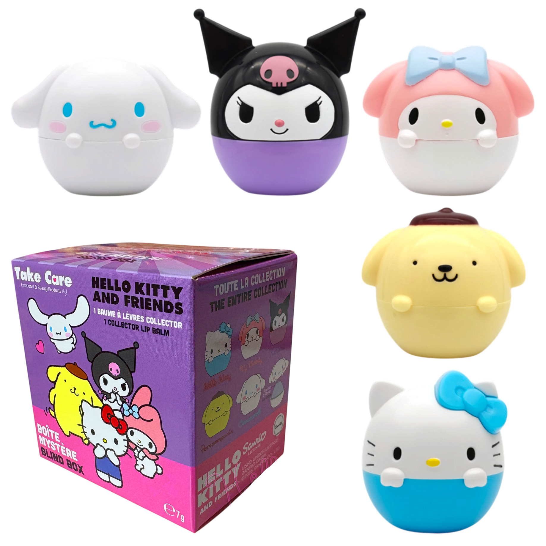 Hello Kitty and Friends 3D Läppbalsam i Blind Box