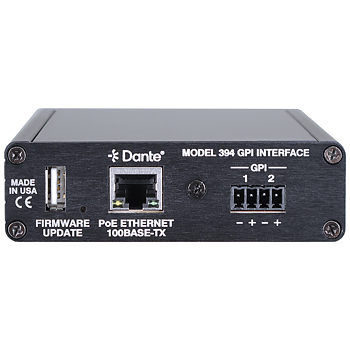 Studio Technologies - Model 394, 2ch GPI med Dante