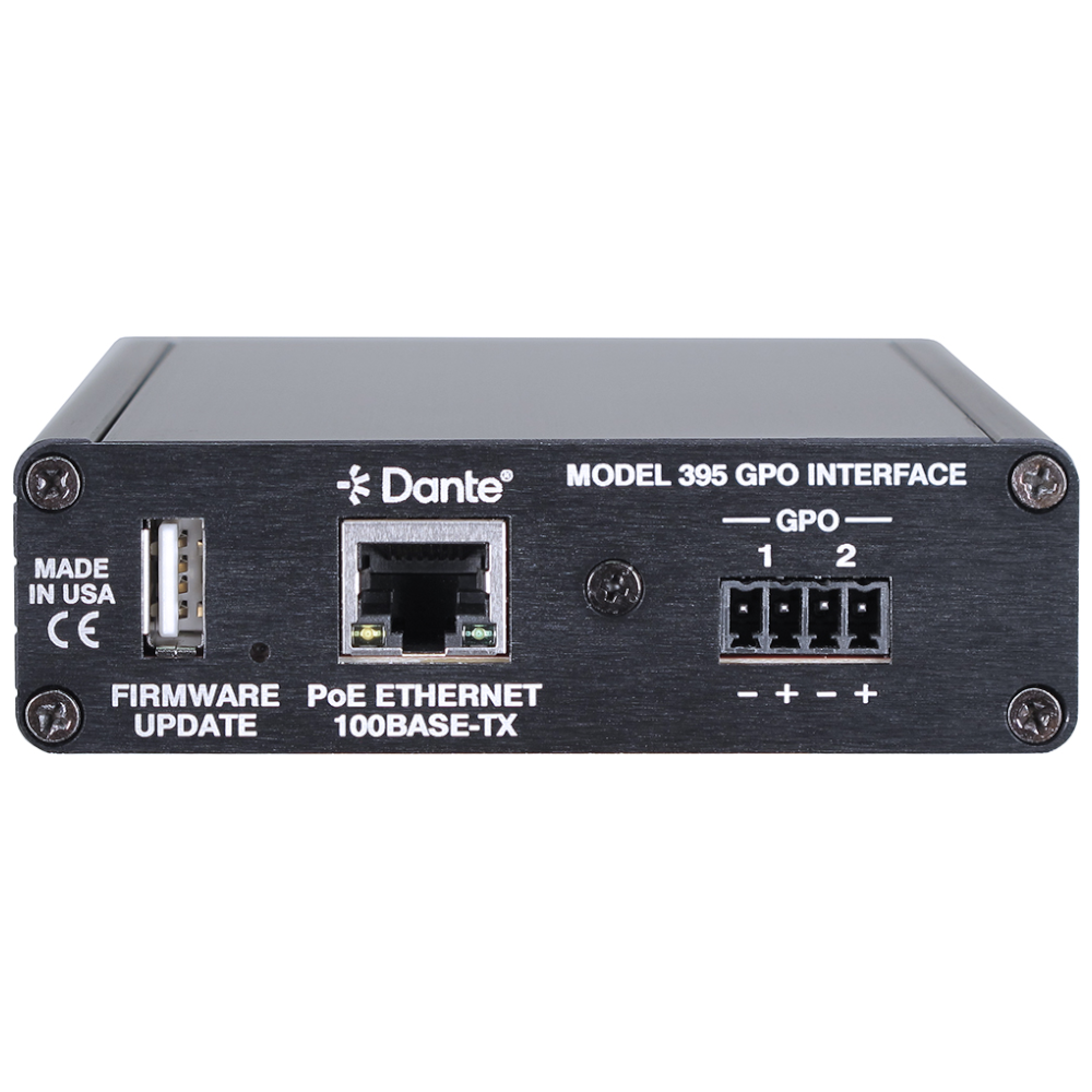 Studio Technologies - Model 395, 2ch GPO med Dante - 2