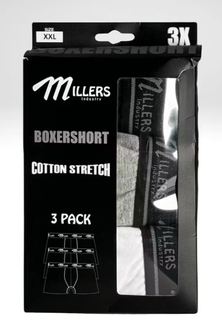 Millers 5228 Herrboxer 3-pack - 2