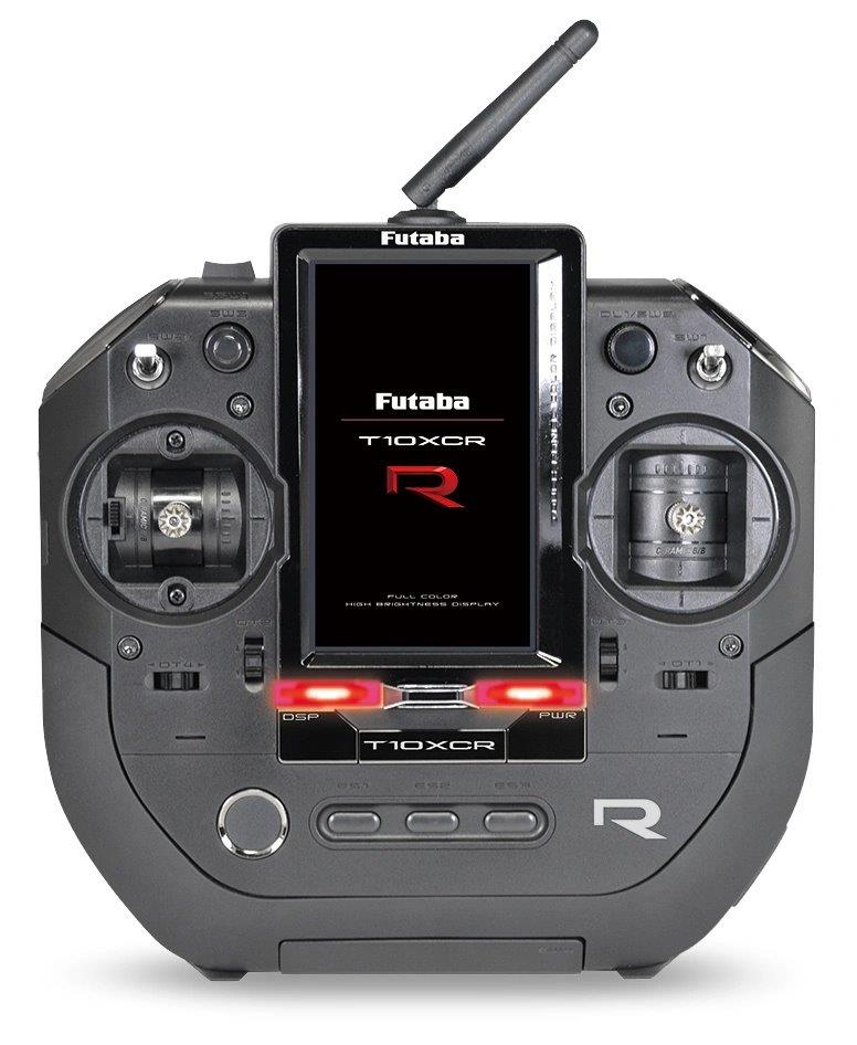 Futaba T10XCR Spakradio F-4G, T-FHSS SR, T-FHSS, S-FHSS - R404SBS