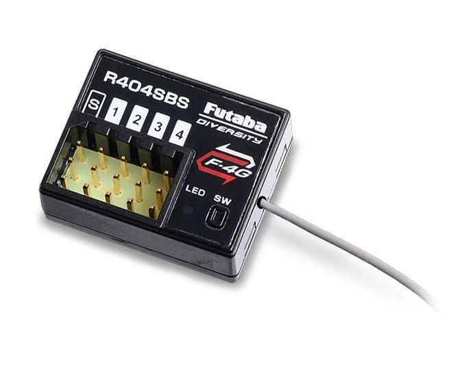 Futaba T10XCR Spakradio F-4G, T-FHSS SR, T-FHSS, S-FHSS - R404SBS - 11
