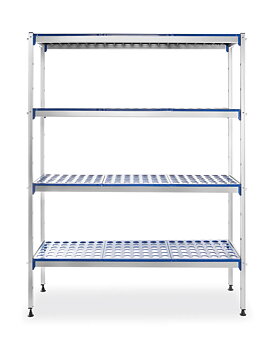Hyllsystem i aluminium