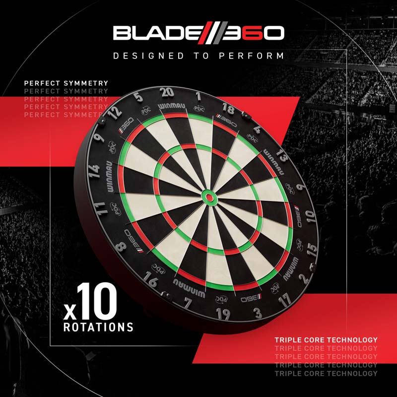Winmau Dartboard Blade 360 Triple Core - 3