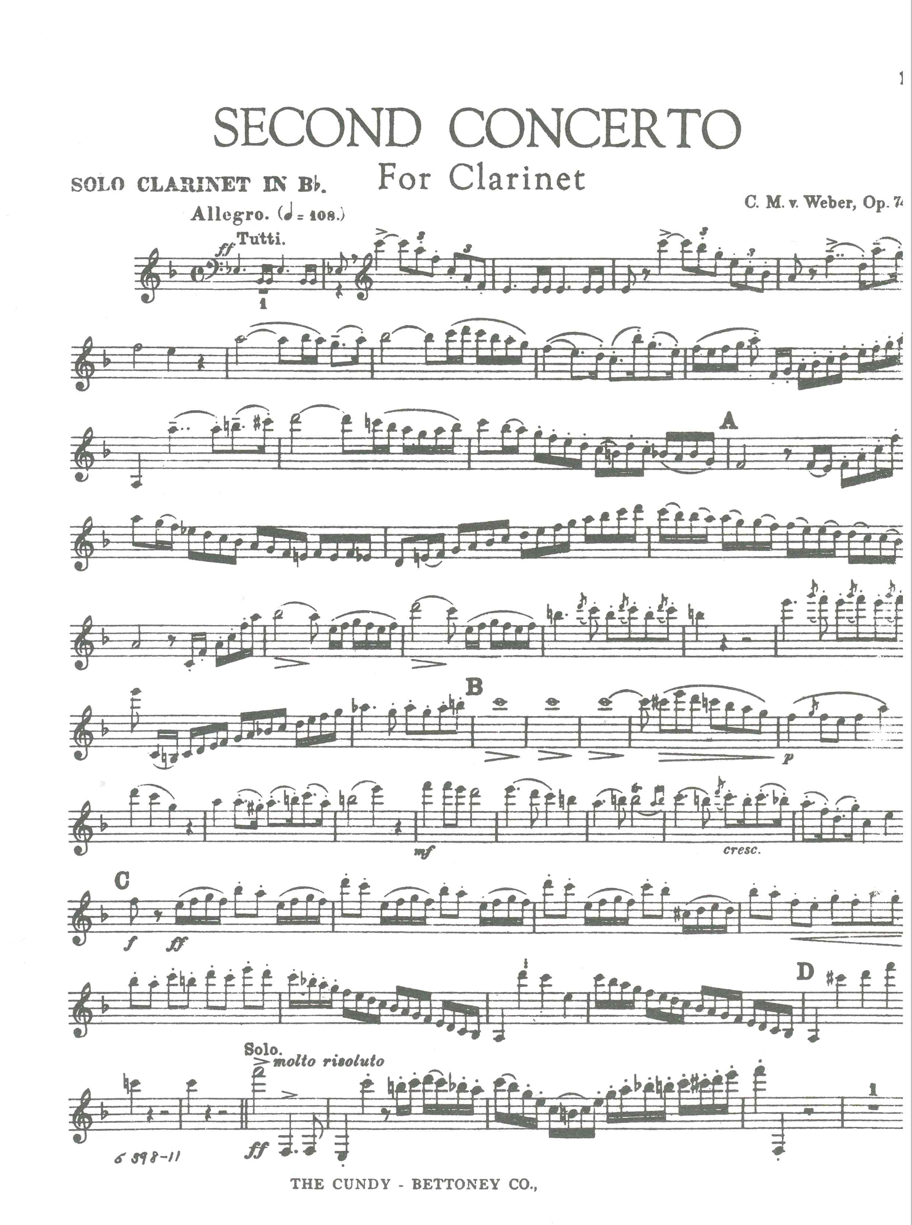 C. M. von Weber - Concerto no 2 - 3