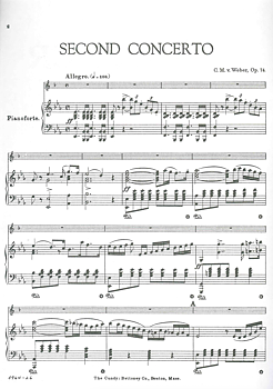 C. M. von Weber - Concerto no 2