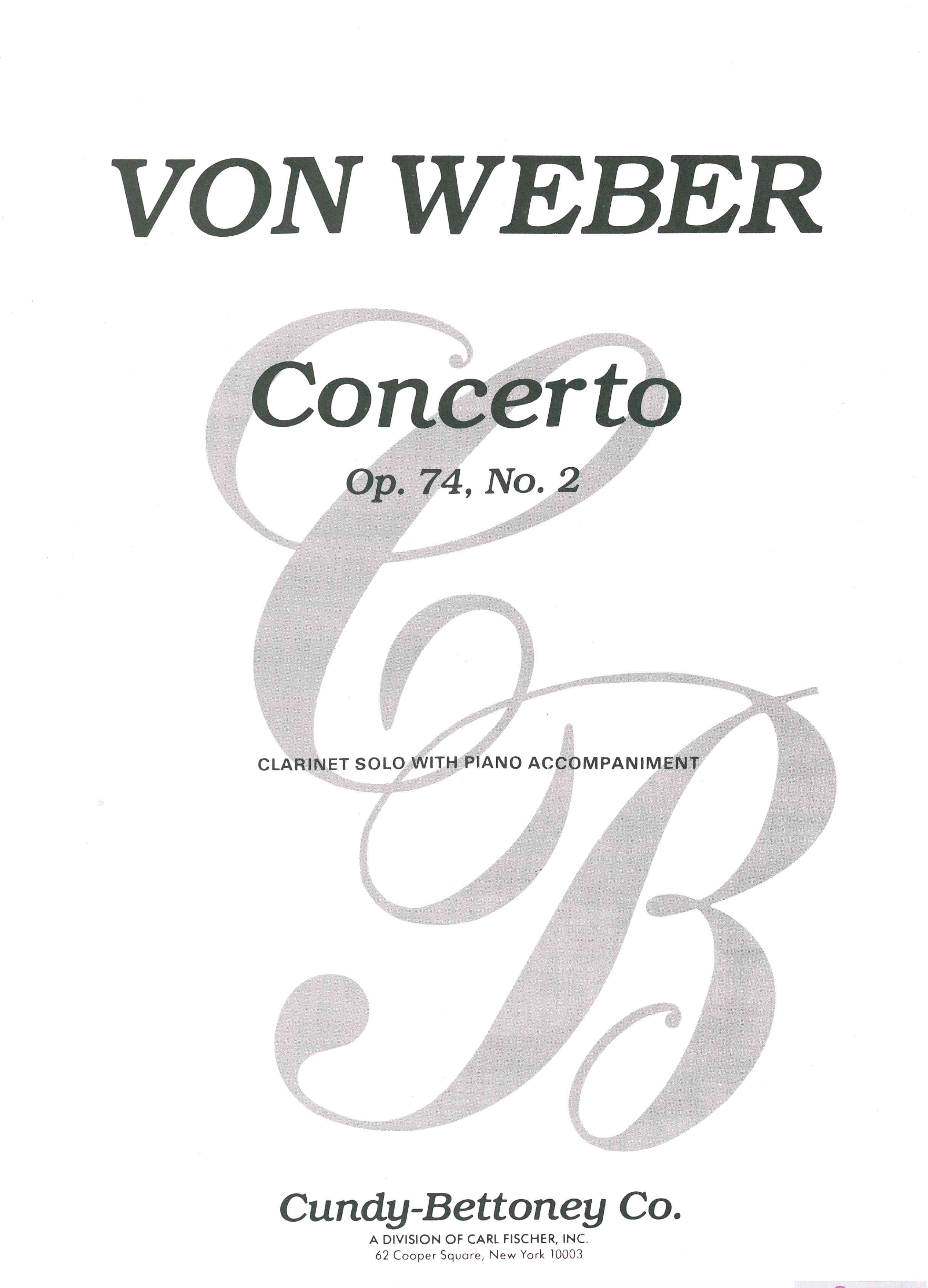 C. M. von Weber - Concerto no 2