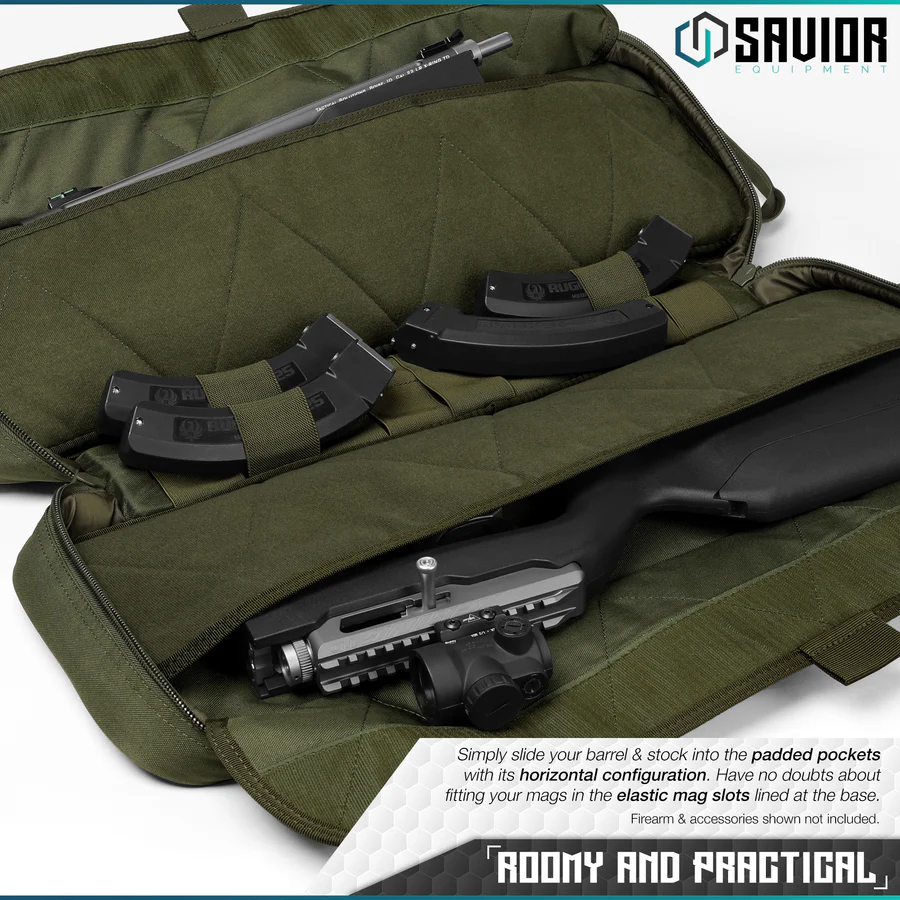 Savior Equipment Urban Takedown 27" Rifle Case - OD Green 3