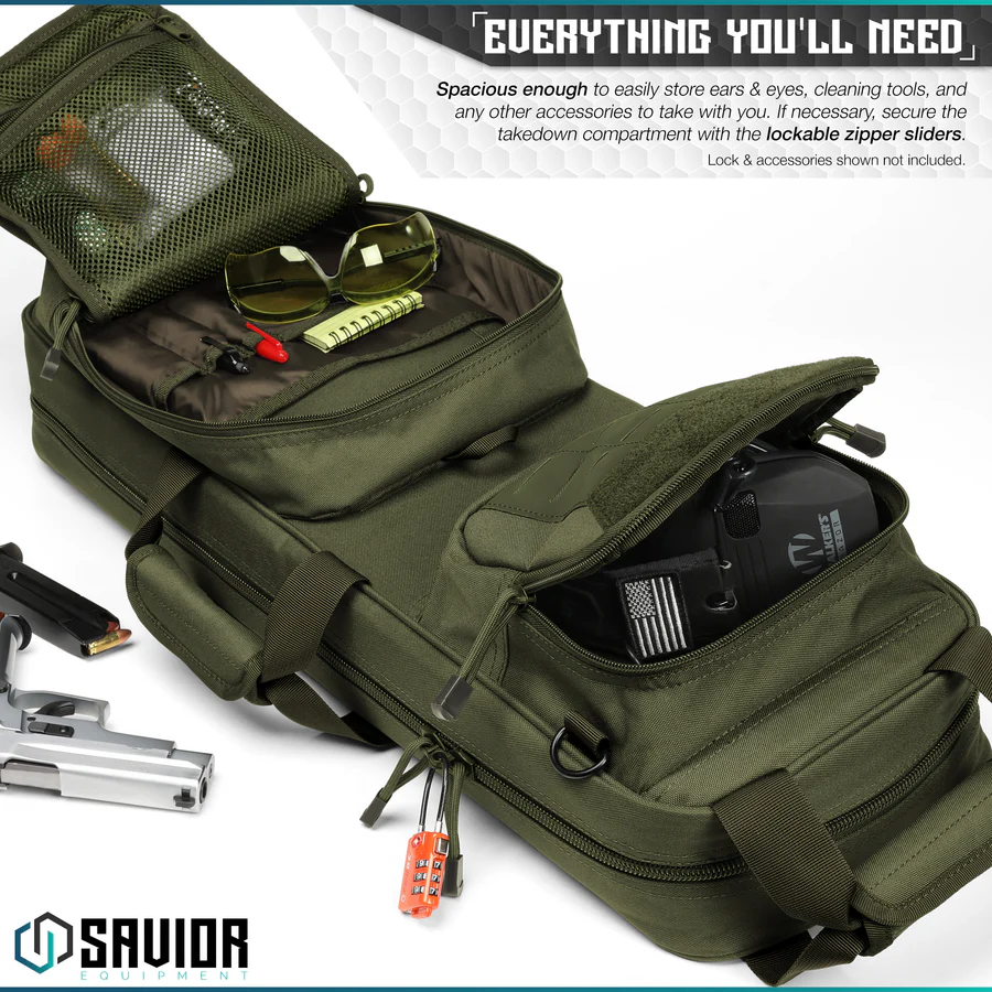 Savior Equipment Urban Takedown 27" Rifle Case - OD Green 5