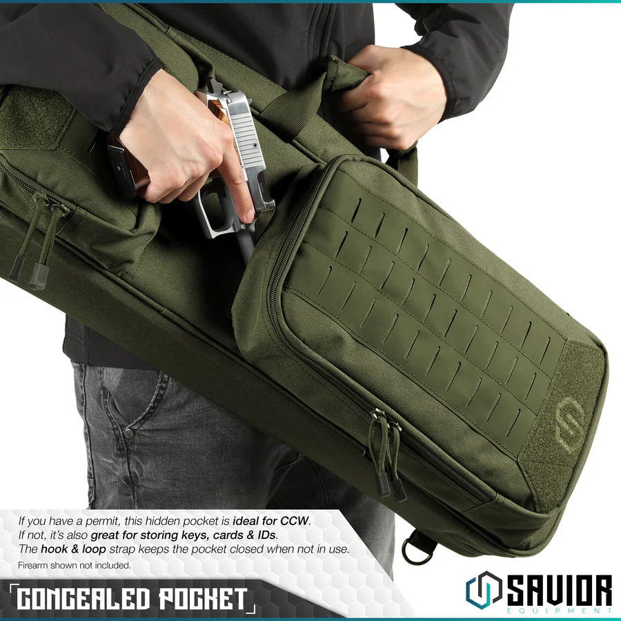 Savior Equipment Urban Takedown 27" Rifle Case - OD Green 4