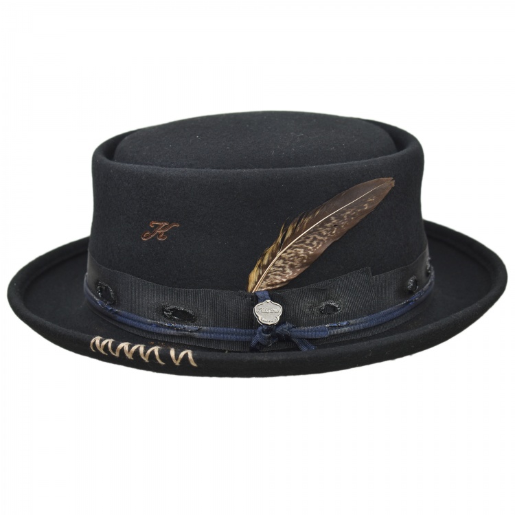 Laris stout pork pie svart - 2