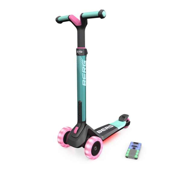 BERG Scooter BERG Nexo Foldable Lights LED-deck Mint 