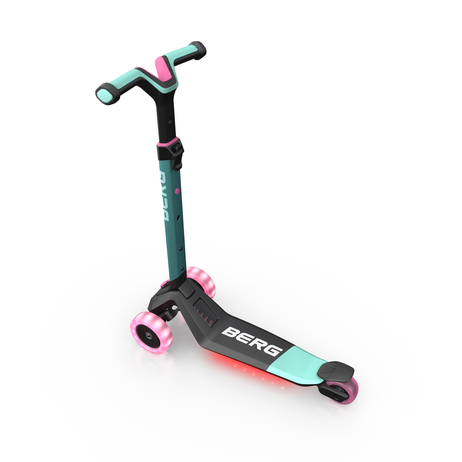 BERG Scooter BERG Nexo Foldable Lights LED-deck Mint  - 2