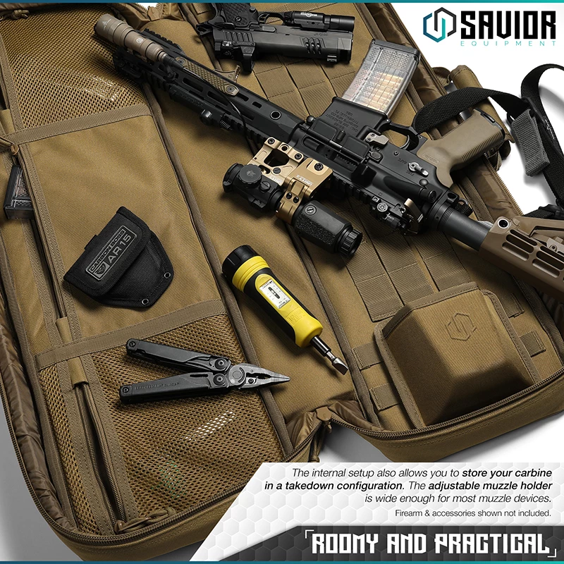 Savior Equipment Urban Carbine 30" Single Rifle Case - FDE 3