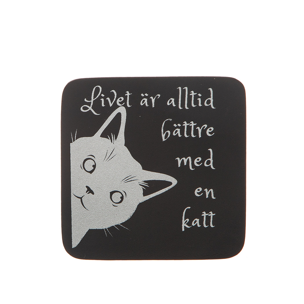 Glasunderlägg Katt - 5