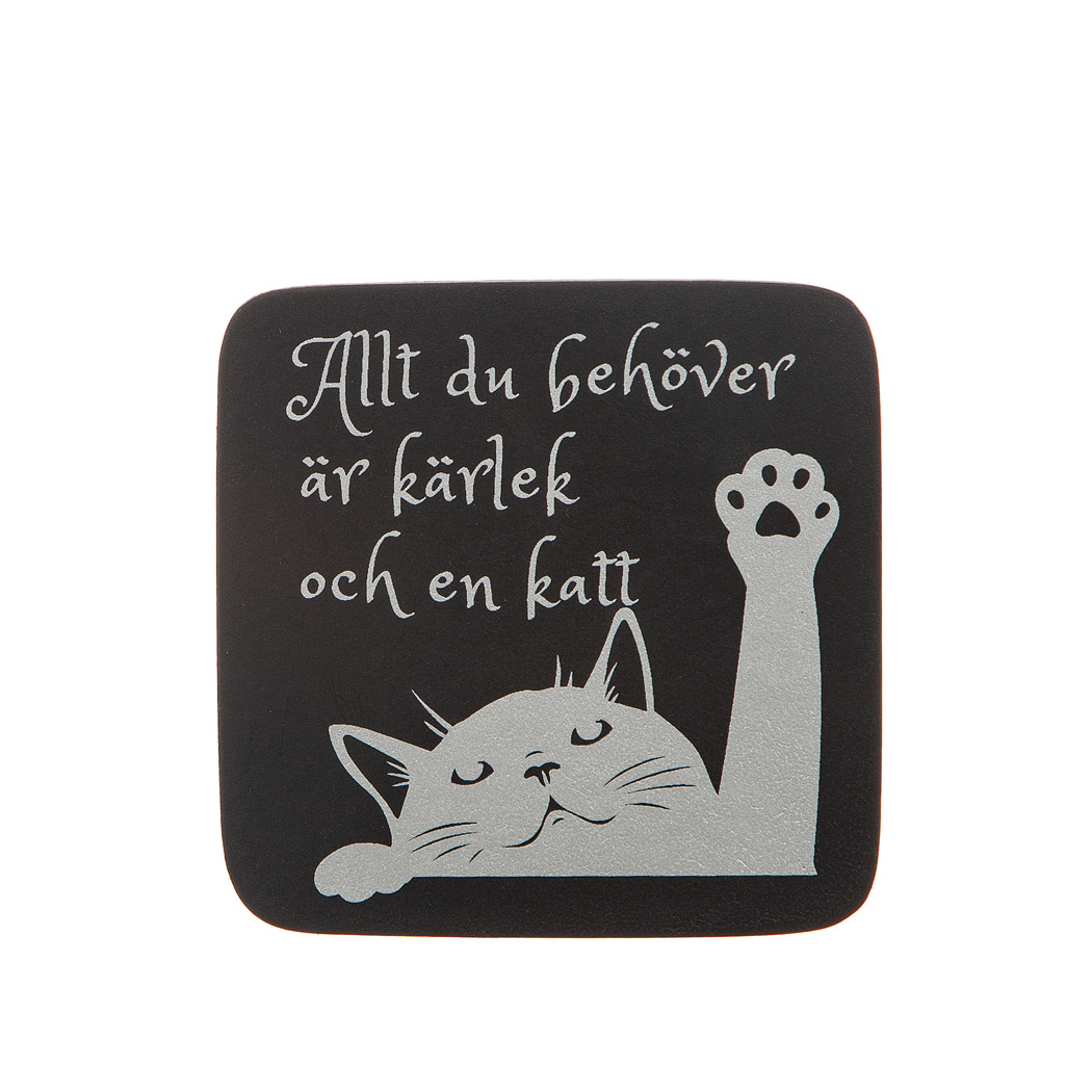 Glasunderlägg Katt - 3