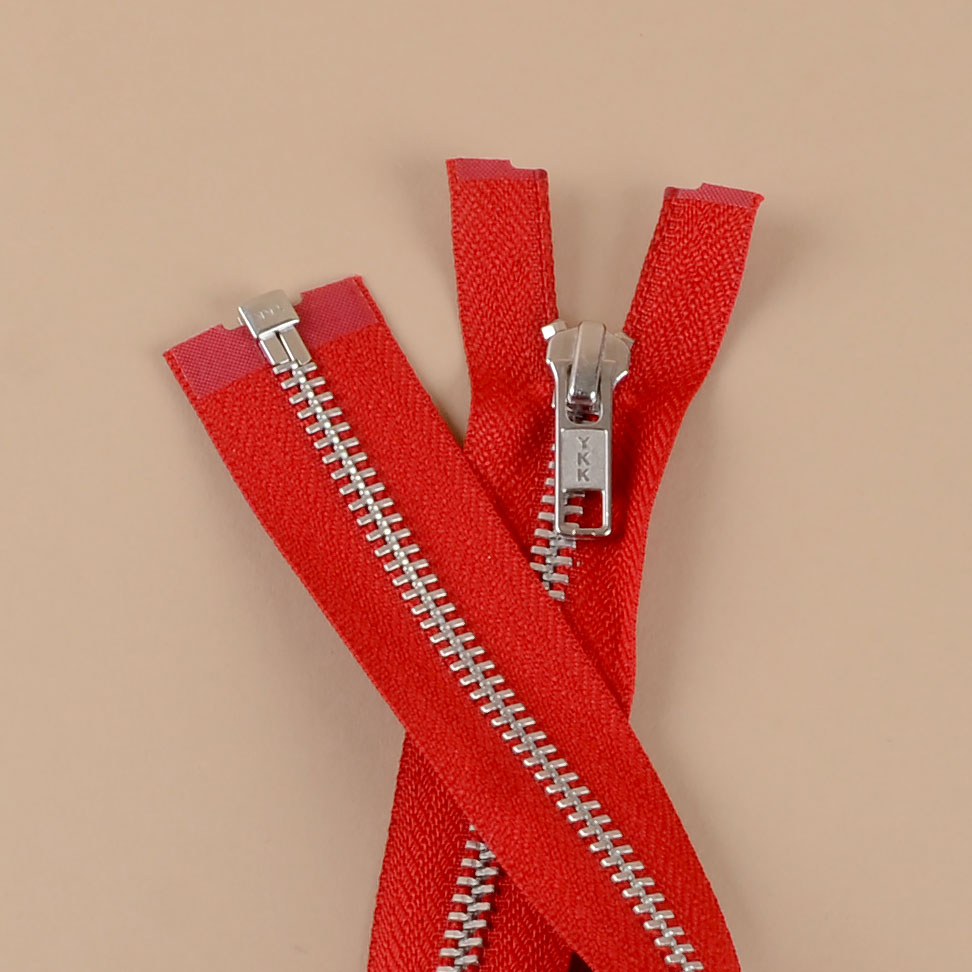 ZIPPER  OPENABLE - DARK RED
