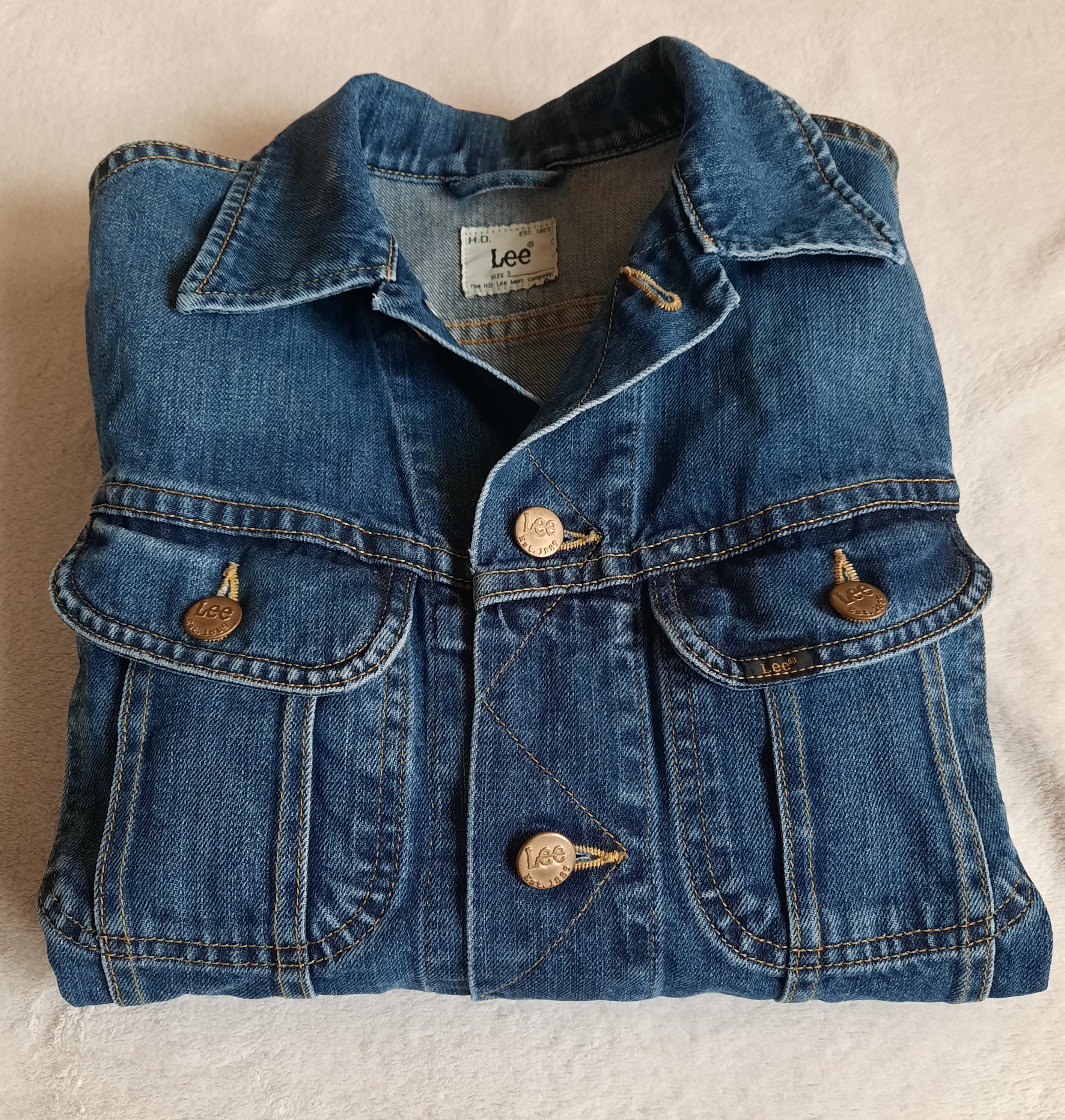 Lee jeansjacka Rider jacket storlek S, Secondhand  - 3