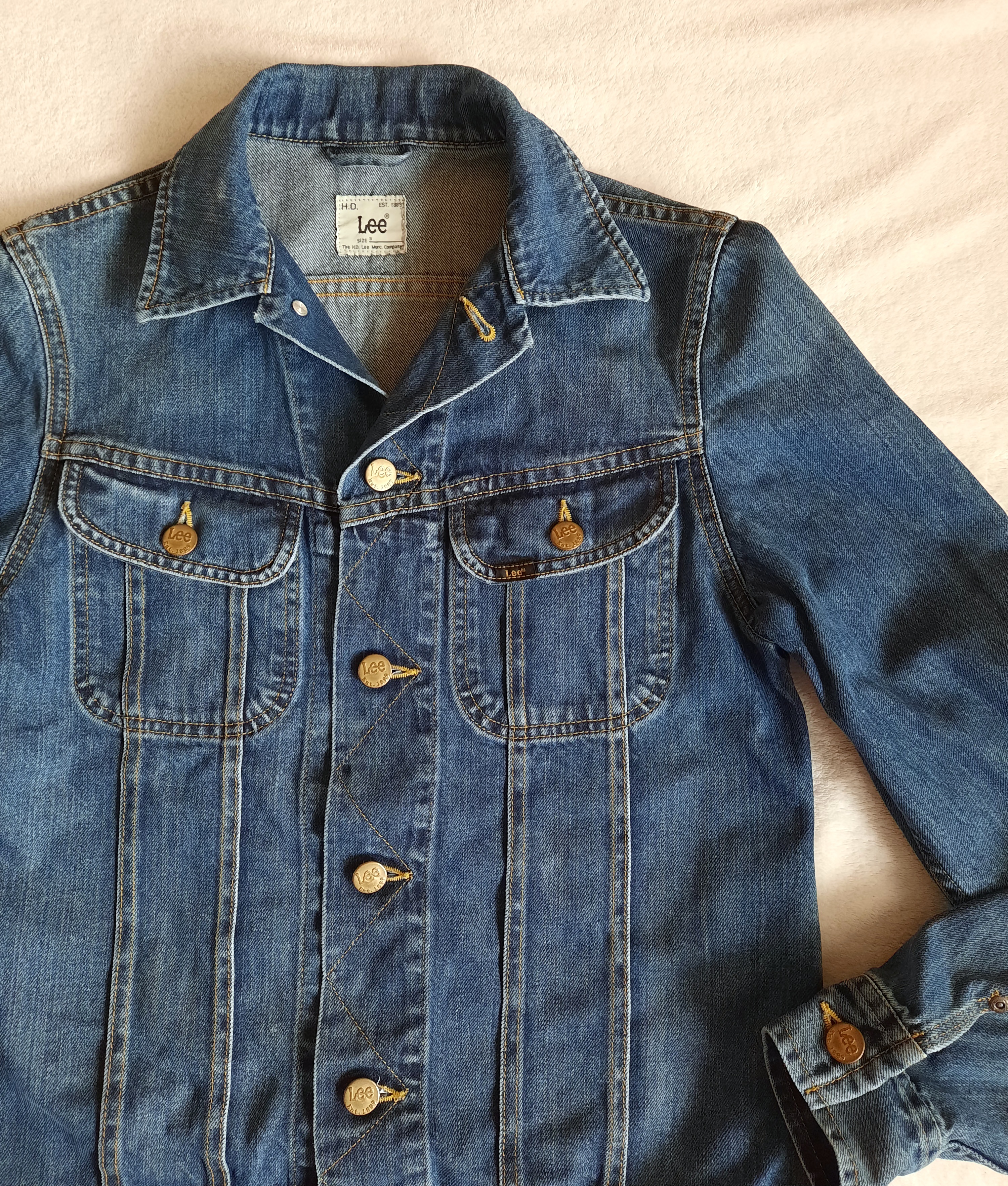 Lee jeansjacka Rider jacket storlek S, Secondhand  - 9