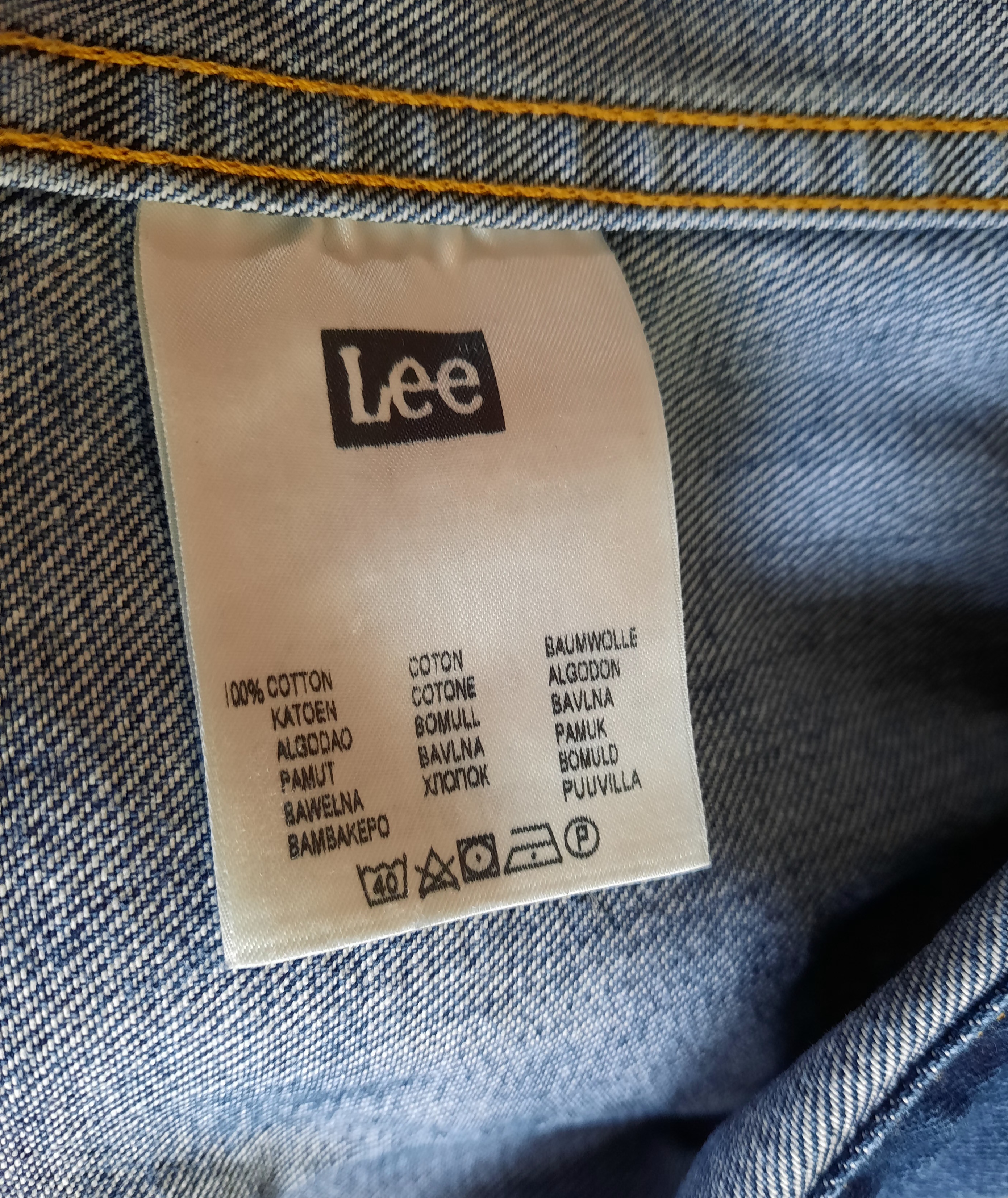 Lee jeansjacka Rider jacket storlek S, Secondhand  - 5