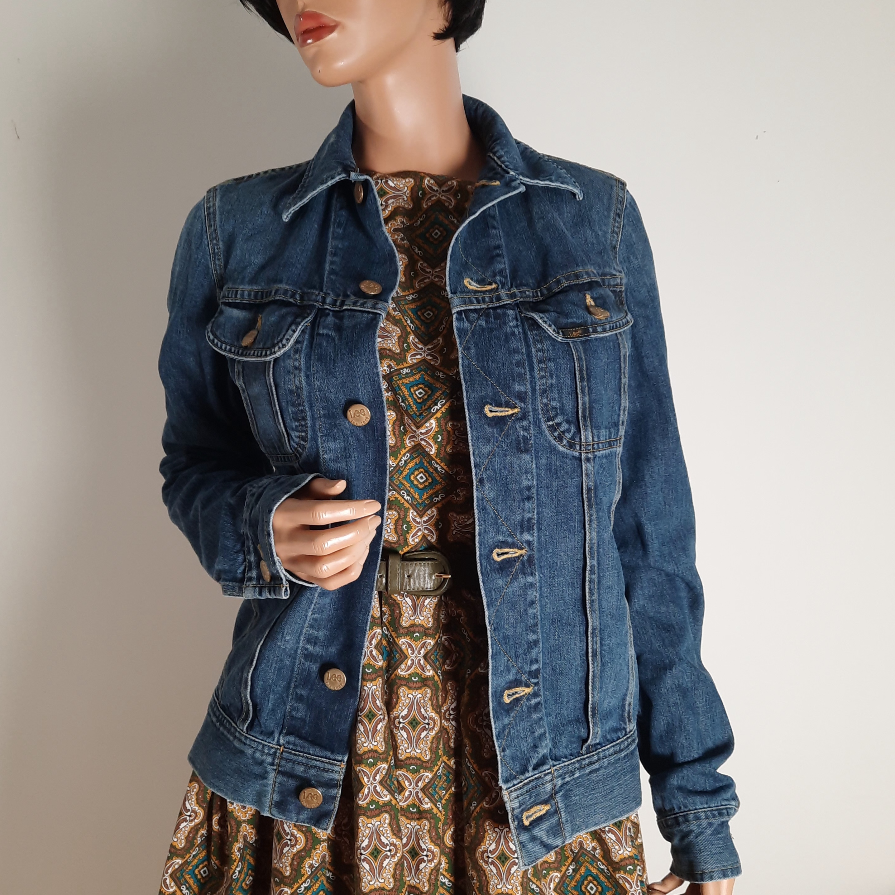 Lee jeansjacka Rider jacket storlek S, Secondhand  - 4