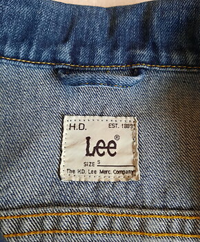 Lee jeansjacka Rider jacket storlek S, Secondhand 