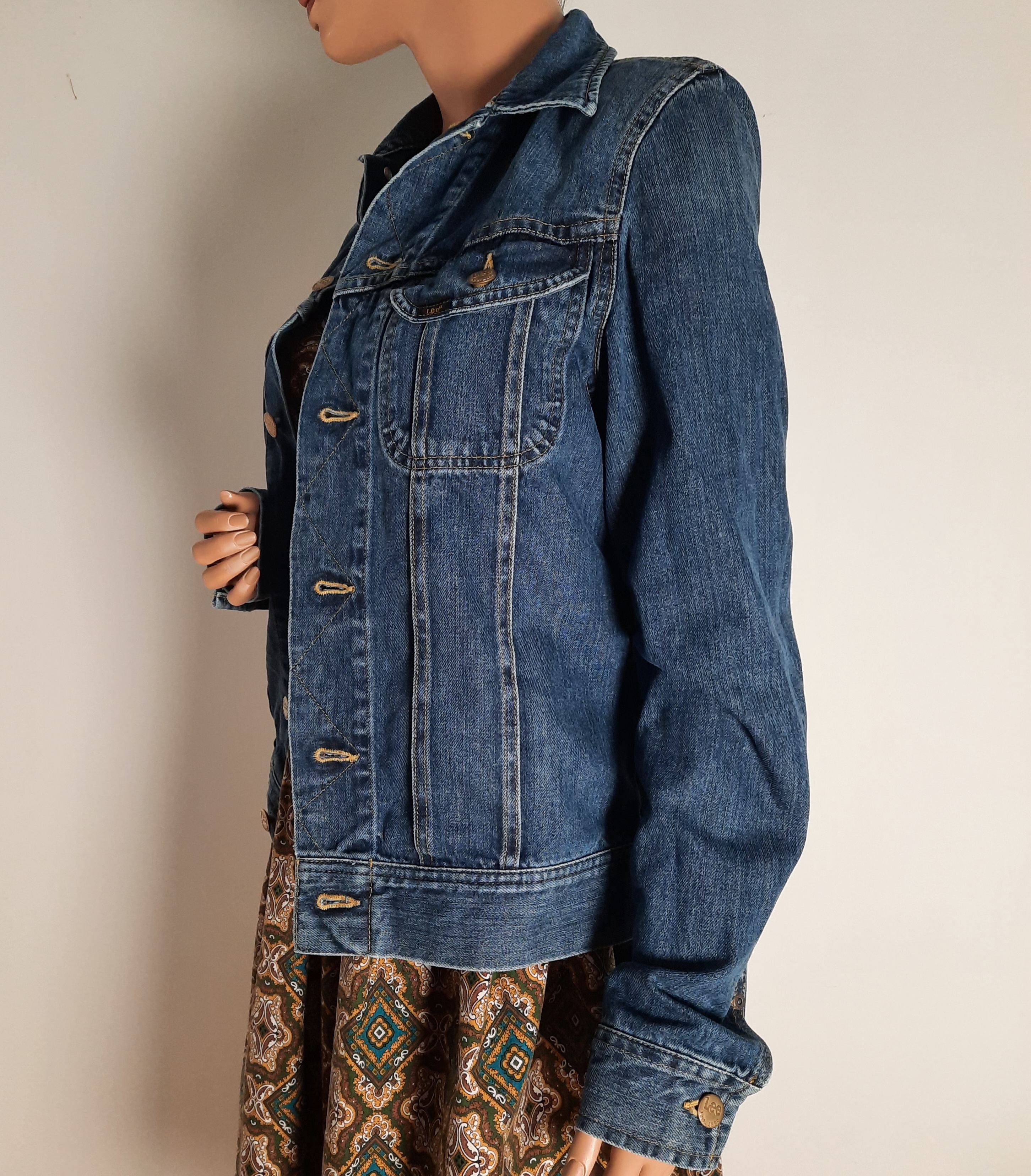 Lee jeansjacka Rider jacket storlek S, Secondhand  - 11