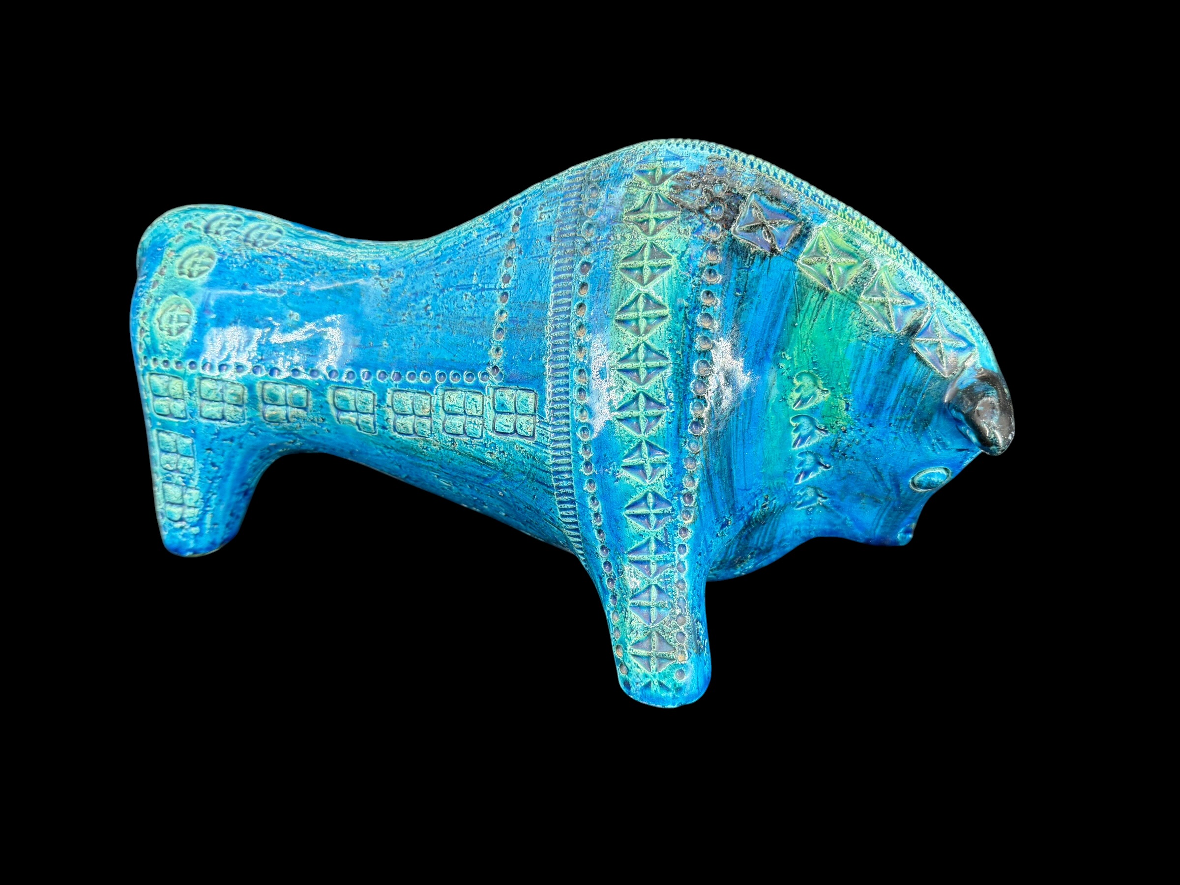 Bitossi, Aldo Londi, rimini blue, ” Tjur” - 2