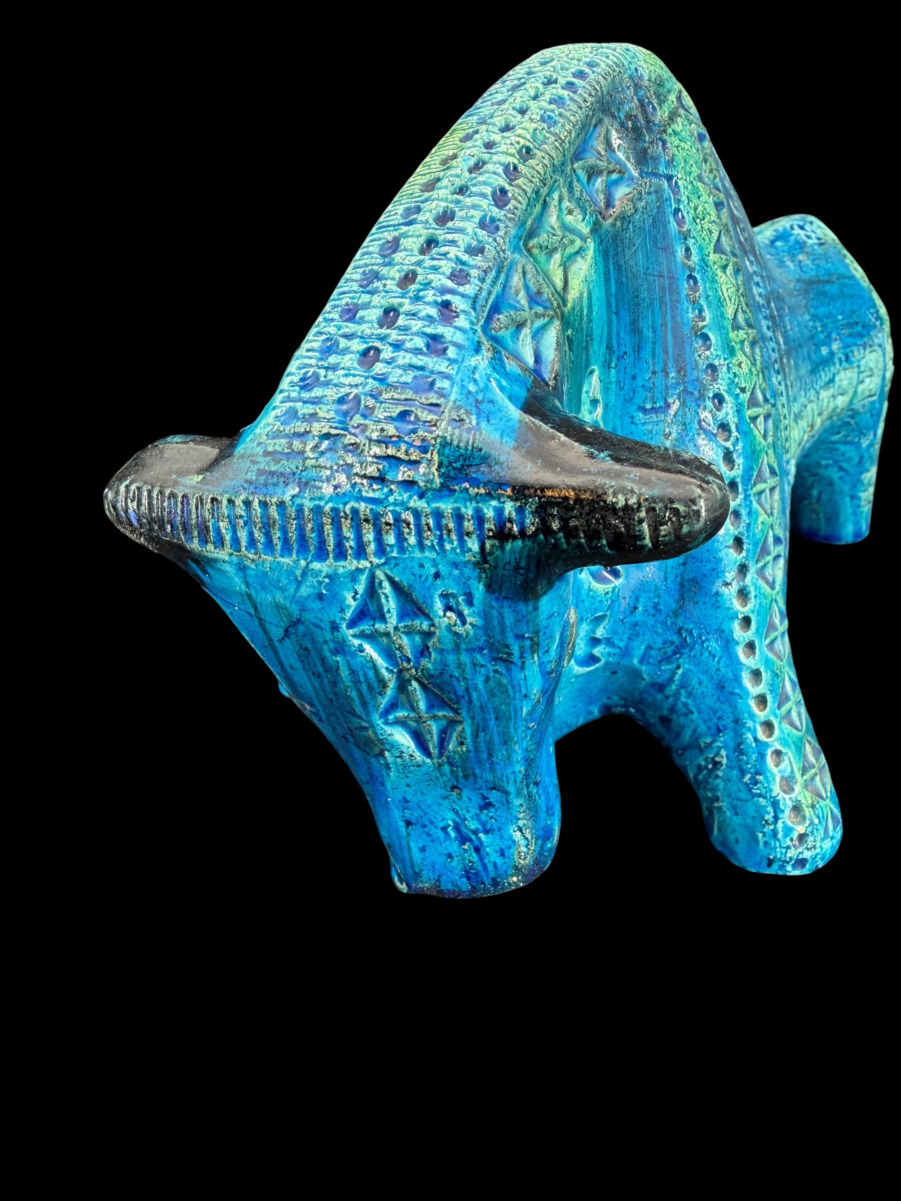 Bitossi, Aldo Londi, rimini blue, ” Tjur” - 4