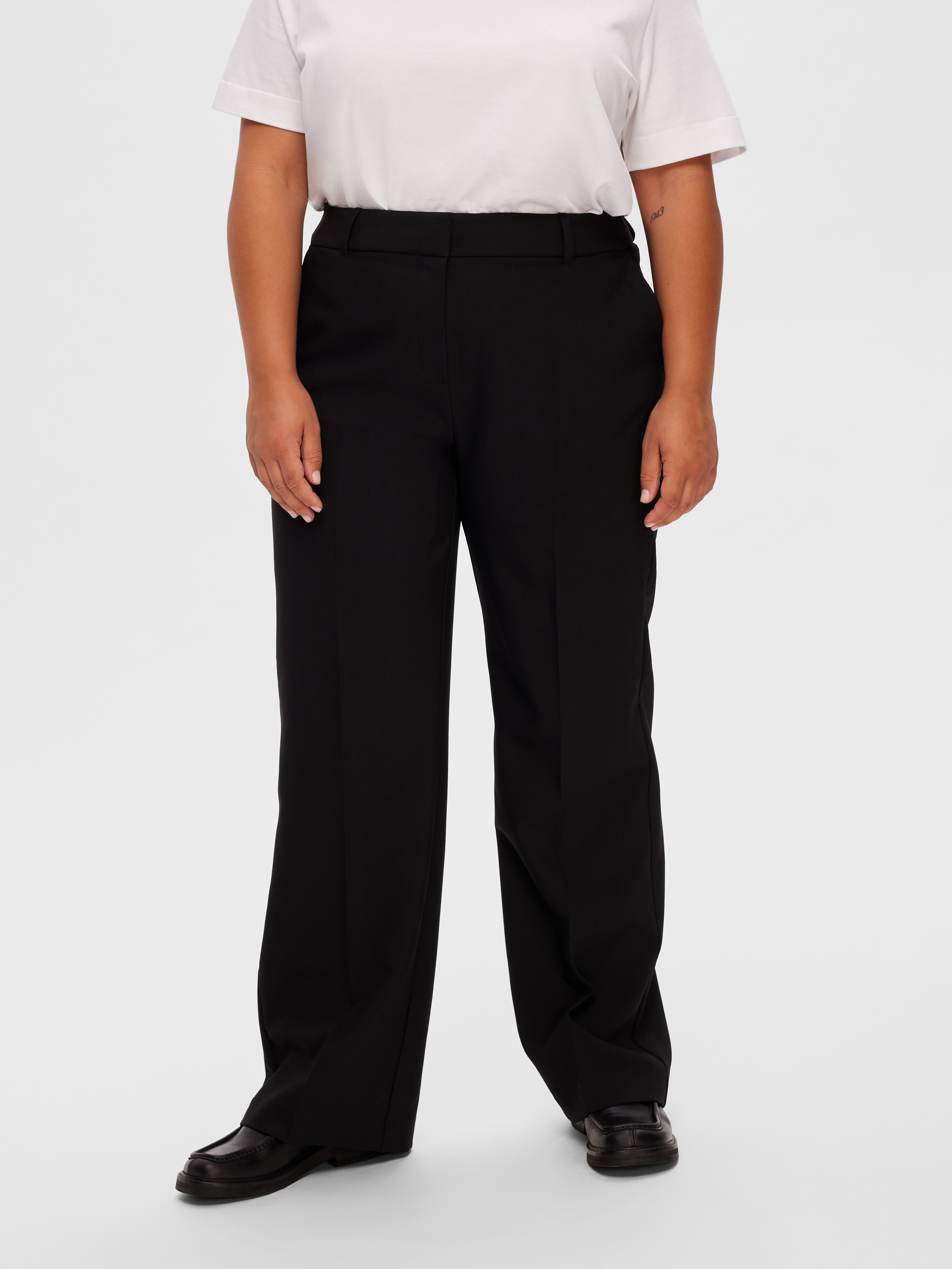 SLFRITA MW WIDE PANT FD NOOS Black - 5
