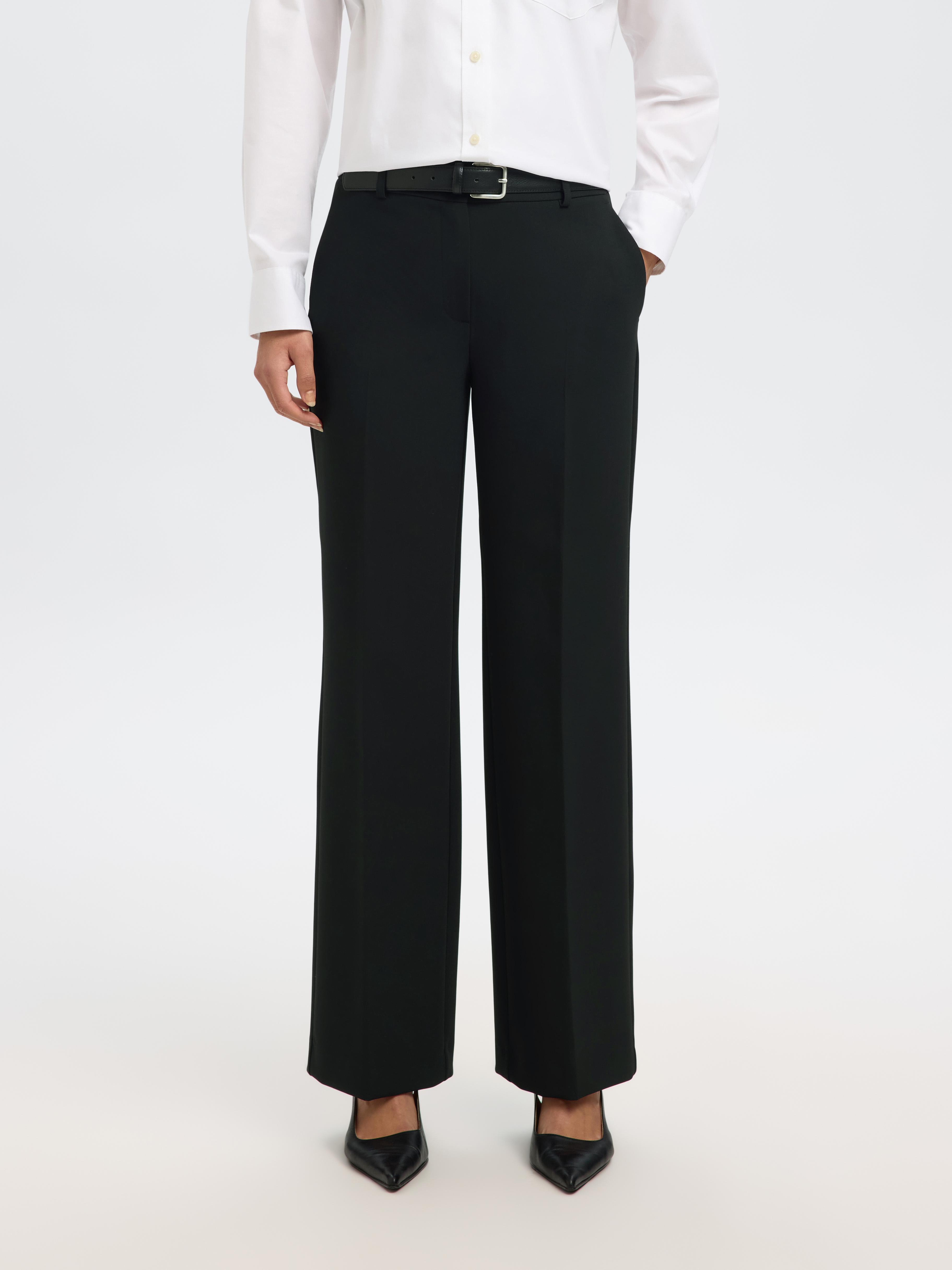 SLFRITA MW WIDE PANT FD NOOS Black - 3