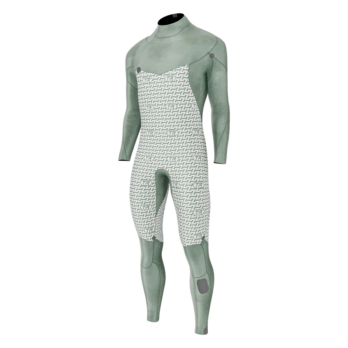 Prolimit våtdräkt Vapor 5/4 C-zip natureprene black/blue - 4