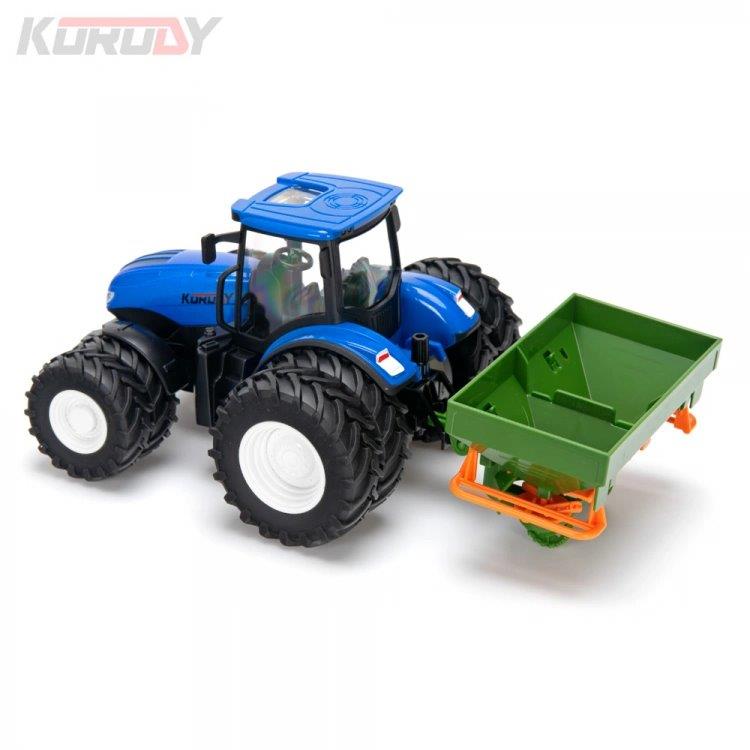 Korody Traktor med dubbla hjul och gödselspridare RC RTR 1:24 - 2