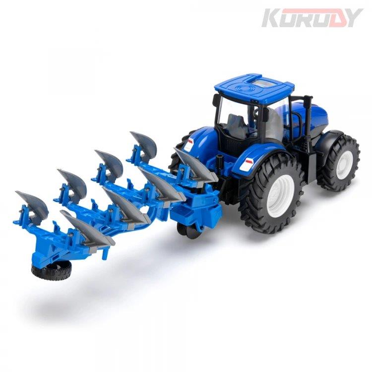 Korody Traktor med dubbla hjul och växelplog RC RTR 1:24 - 2