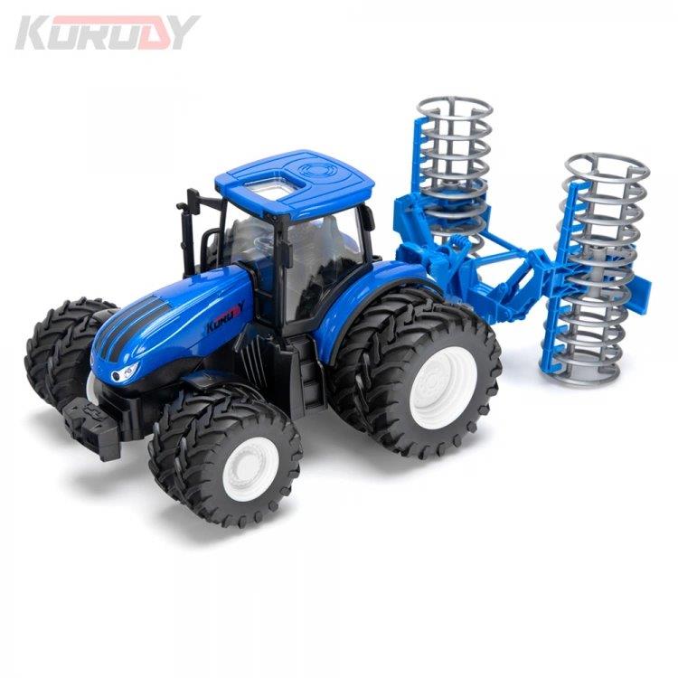 Korody Traktor med dubbla hjul och vält RC RTR 1:24