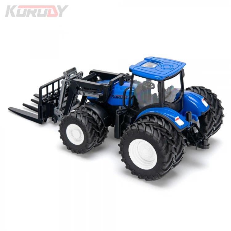 Korody Traktor med dubbla hjul och gaffel RC RTR 1:24 - 2