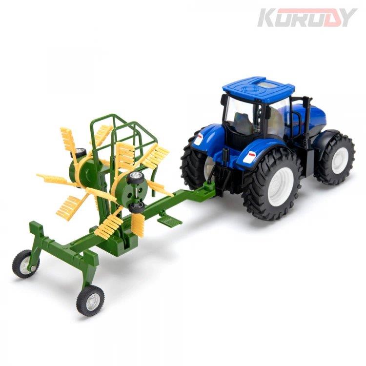 Korody Traktor med rotorhövändare RC RTR 1:24 - 2